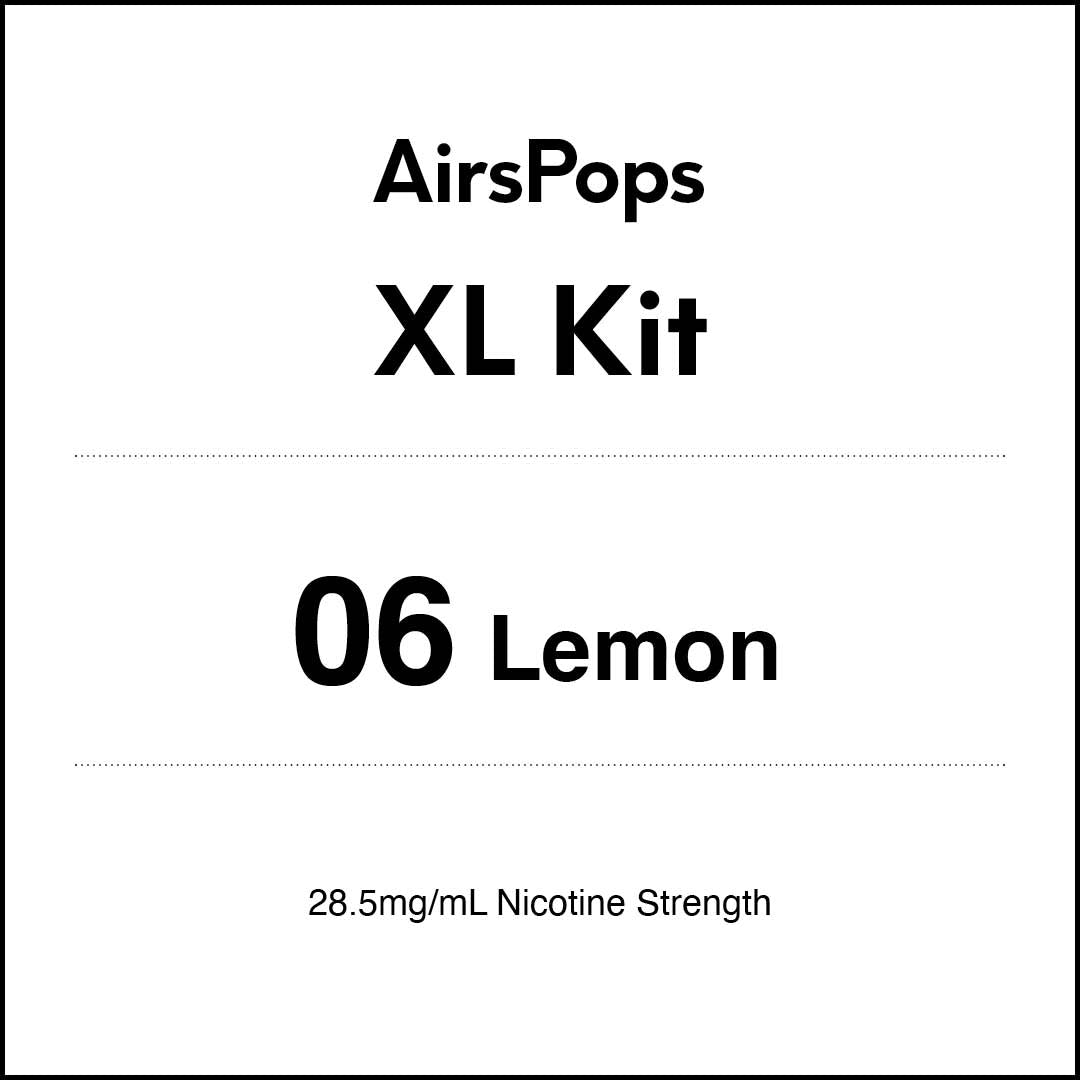 VapeTrend NZ's AirsPops XL Kit - 06 Lemon