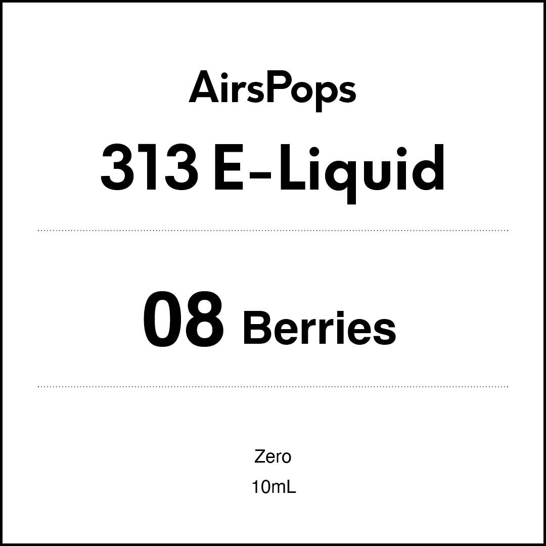 VapeTrend NZ's AirsPops 313 E-Liquid 08 Berries - Zero