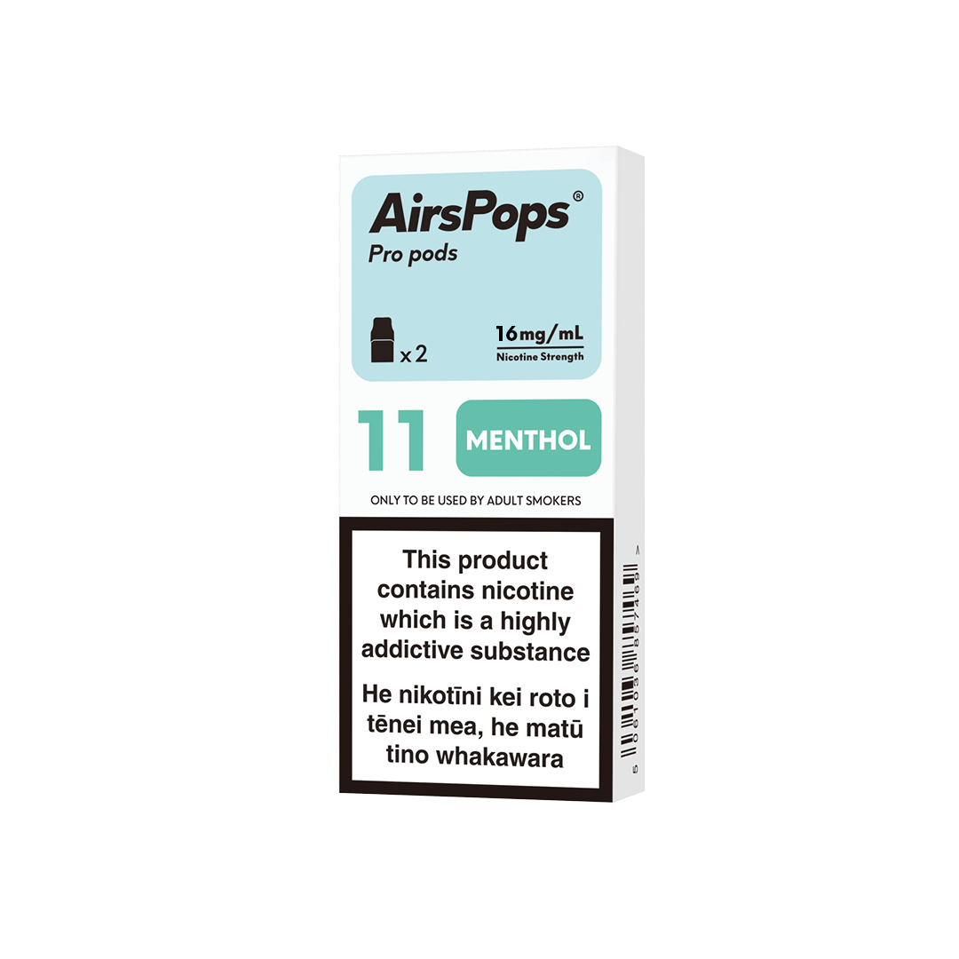 No. 11 Menthol AIRSCREAM AirsPops Pro 2ml Pods - VapeTrend NZ