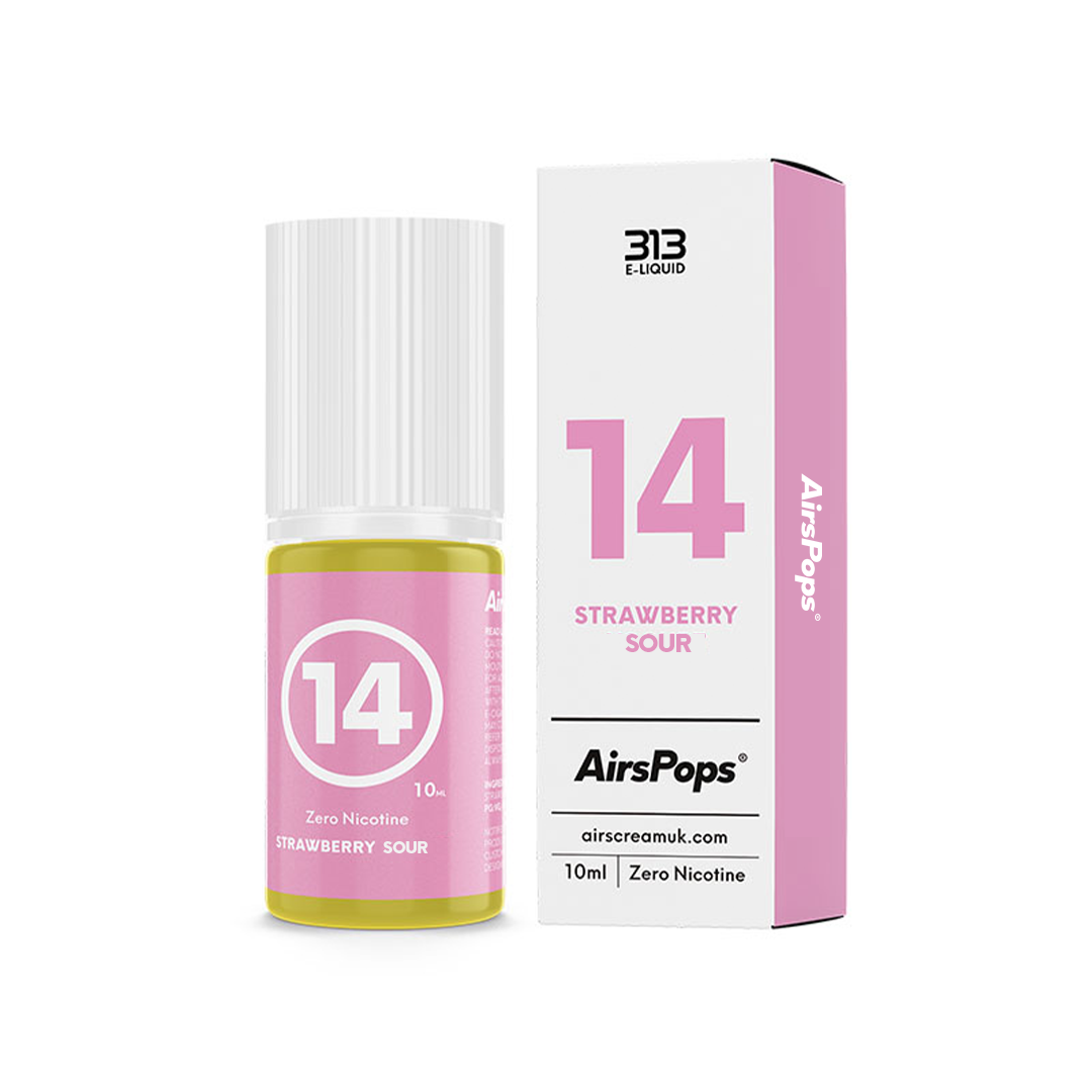 AIRSCREAM - 313 - E-LIQUID - No.14 - Strawberry - Sour(Prev. - Strawberry - Yogurt) - 10ML - VapeTrend NZ