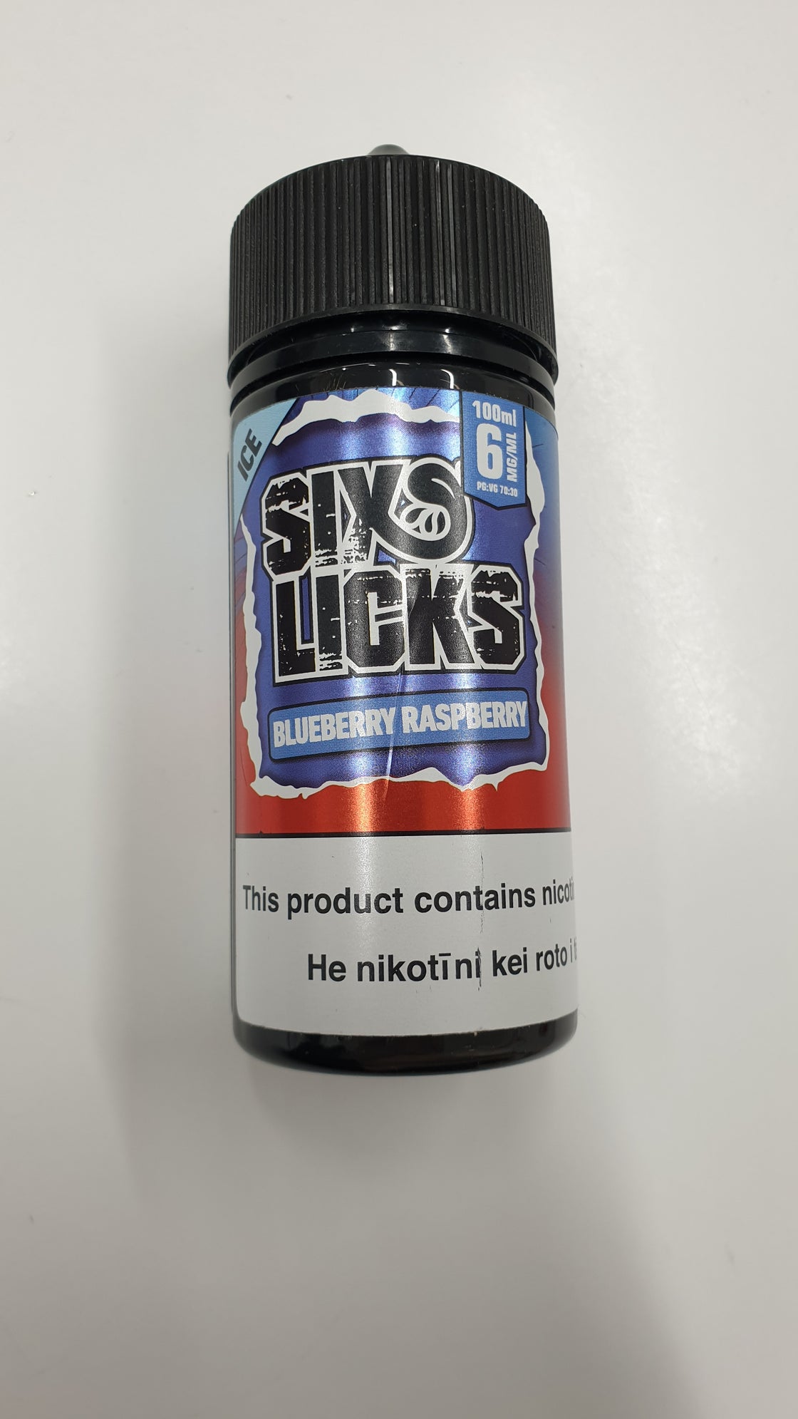 SIX LICKS E-LIQUID - Blueberry Raspberry 100ml