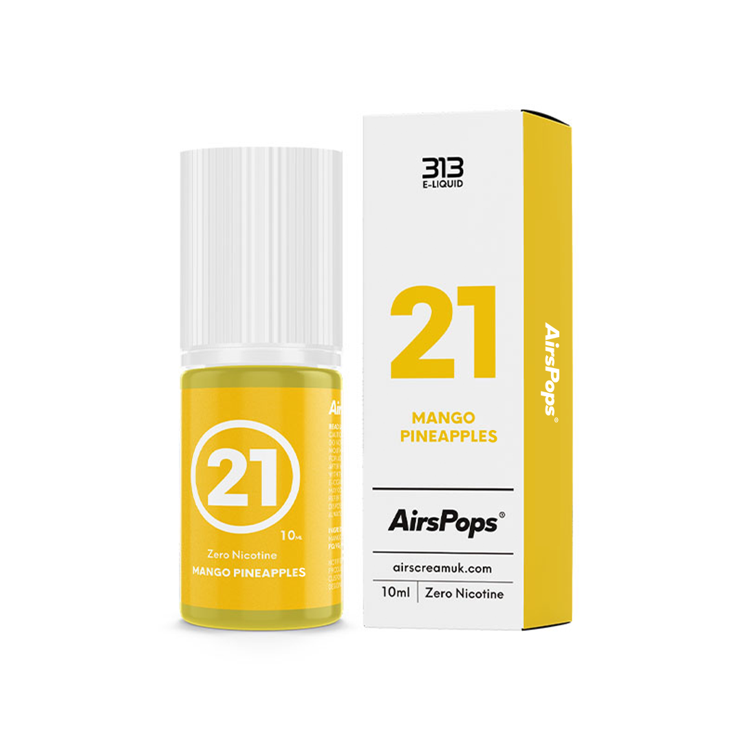 AIRSCREAM - 313 - E-liquid - No.21 Mango Pineapples (Prev. Mango Pineapple) 10ML - VapeTrend NZ