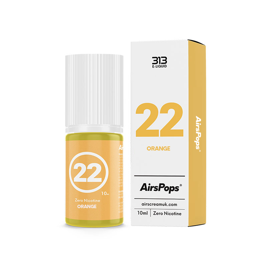 AirsPops 10ml 313 E-liquid - No.22 Orange (Prev. Freezy Orange) AIRSCREAM