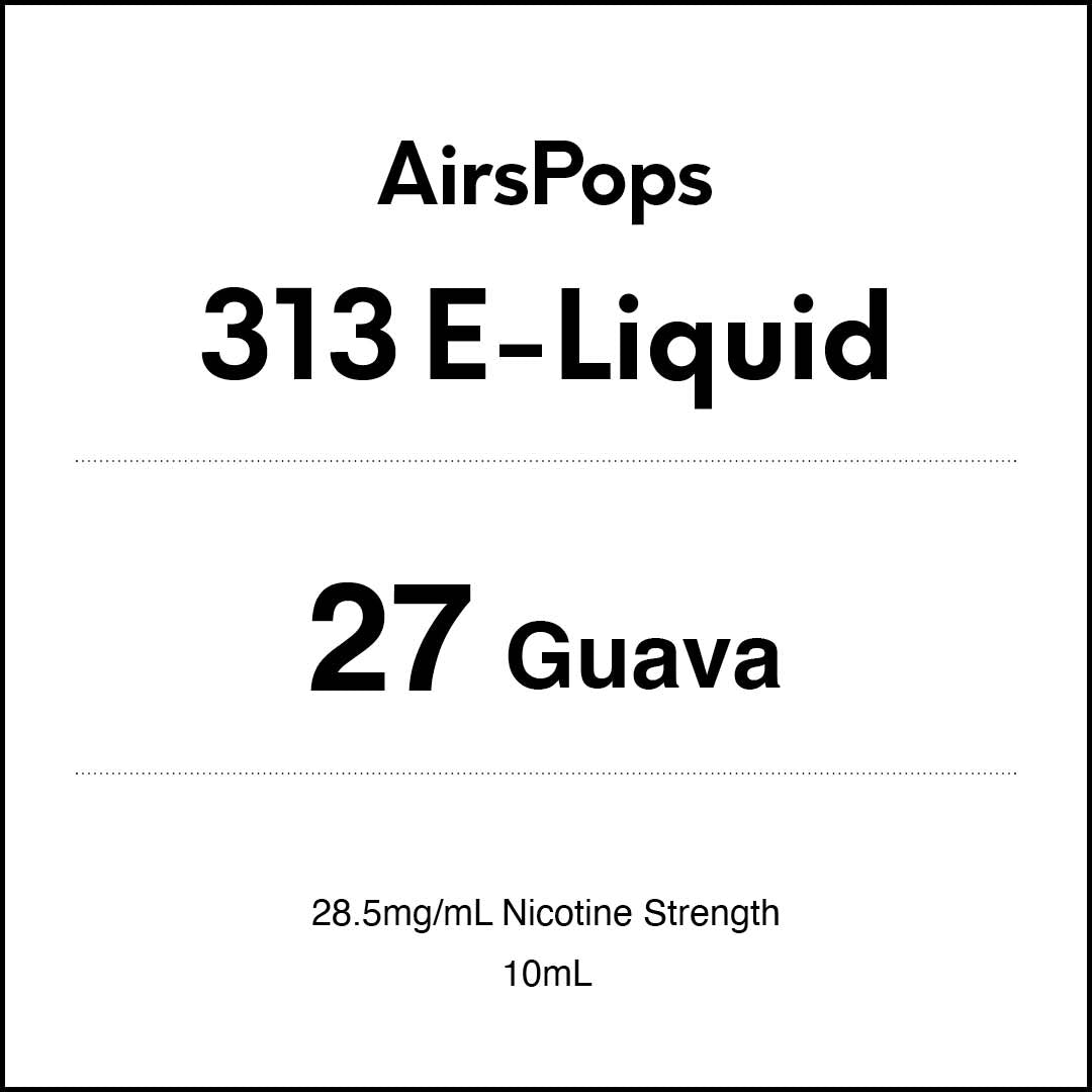 AirsPops 10ml 313 E-liquid - No.27 Guava AIRSCREAM