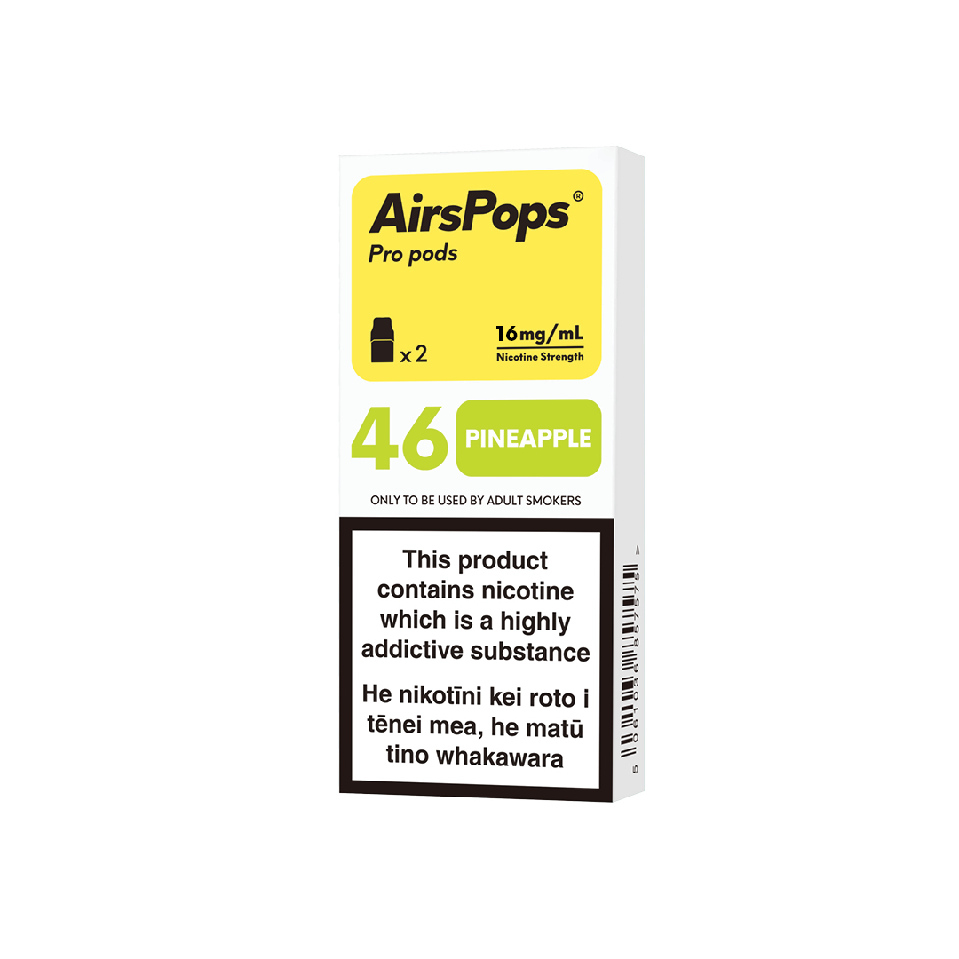 No.46 Pineapple - AIRSCREAM AirsPops Pro 2ml Pods - VapeTrend NZ