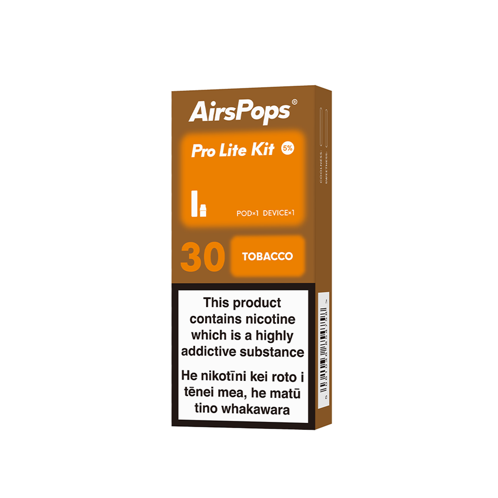 AIRSCREAM AirsPops Pro Lite Kit - Tobacco