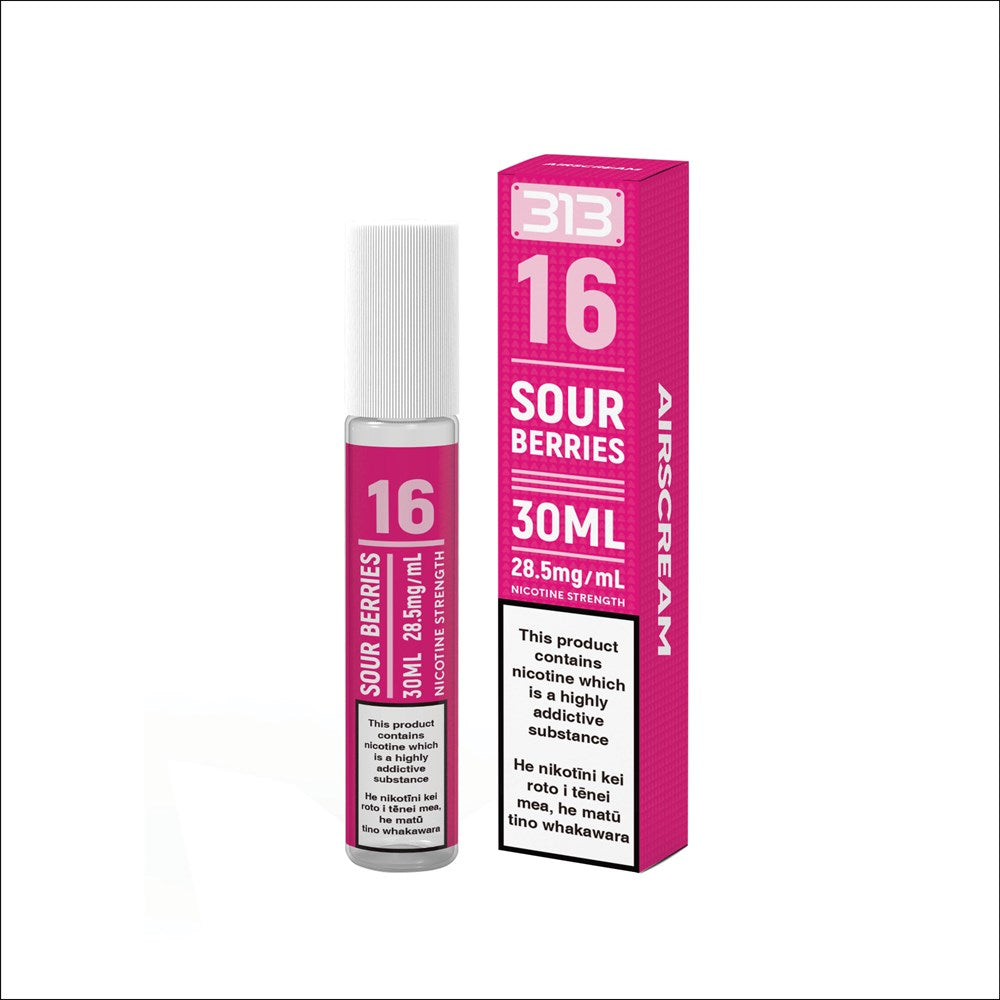 AirsPops 313 E-LIQUID  No.16 Sour Berries 30ml AIRSCREAM