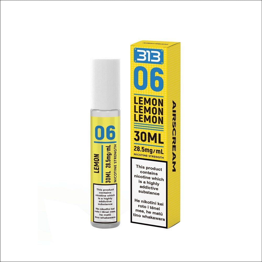 AirsPops 313 E-LIQUID No.6 Lemon(Prev. Zesty Lemon) 30ml AIRSCREAM - VapeTrend NZ