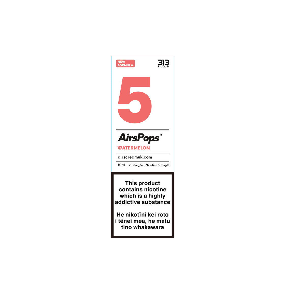 AirsPops 10ml 313 - E-liquid No.5 Watermelon AIRSCREAM