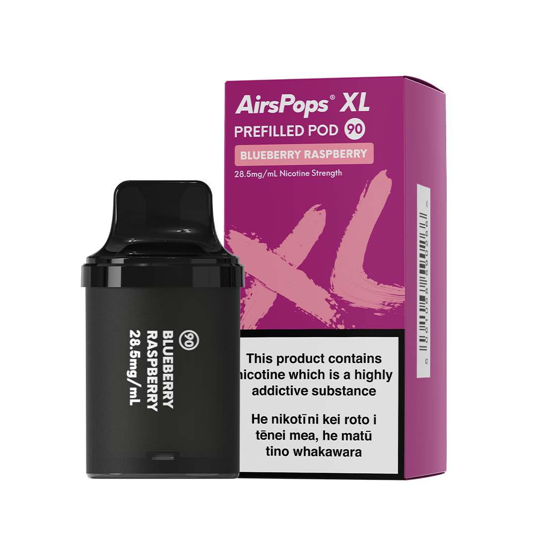 No. 90 Blueberry Raspberry - AIRSCREAM AirsPops XL Pods 10ml - VapeTrend NZ