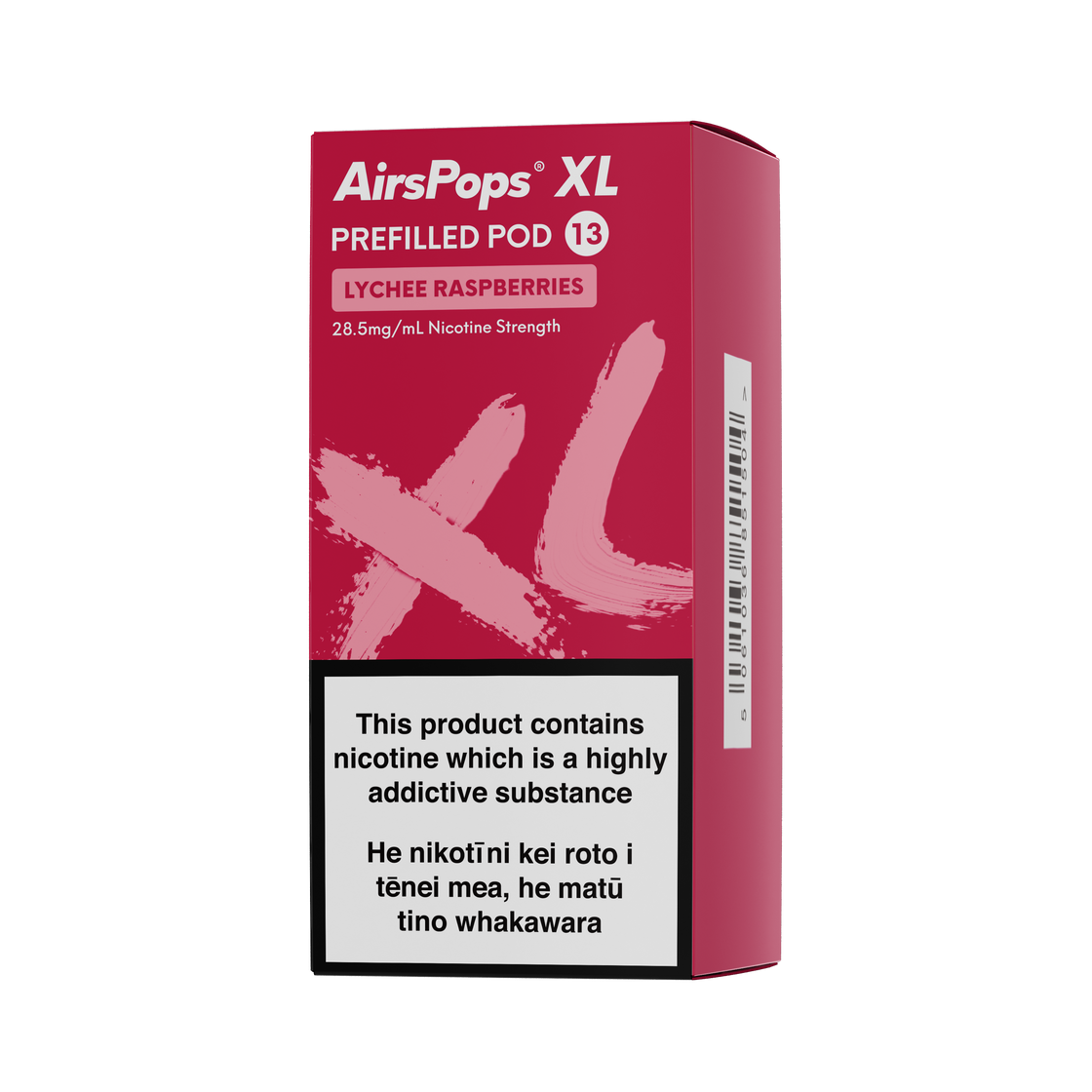 Vape Raspberry Lychee No. 13 Lychee Raspberries - AIRSCREAM AirsPops XL Pods 10ml – VapeTrend NZ
