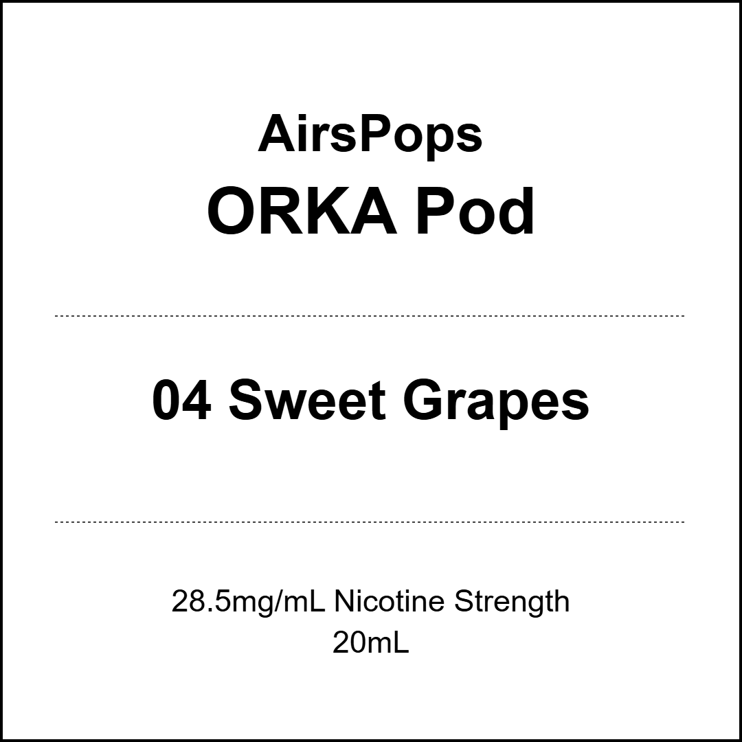 AIRSCREAM AirsPops ORKA Prefilled Pod
