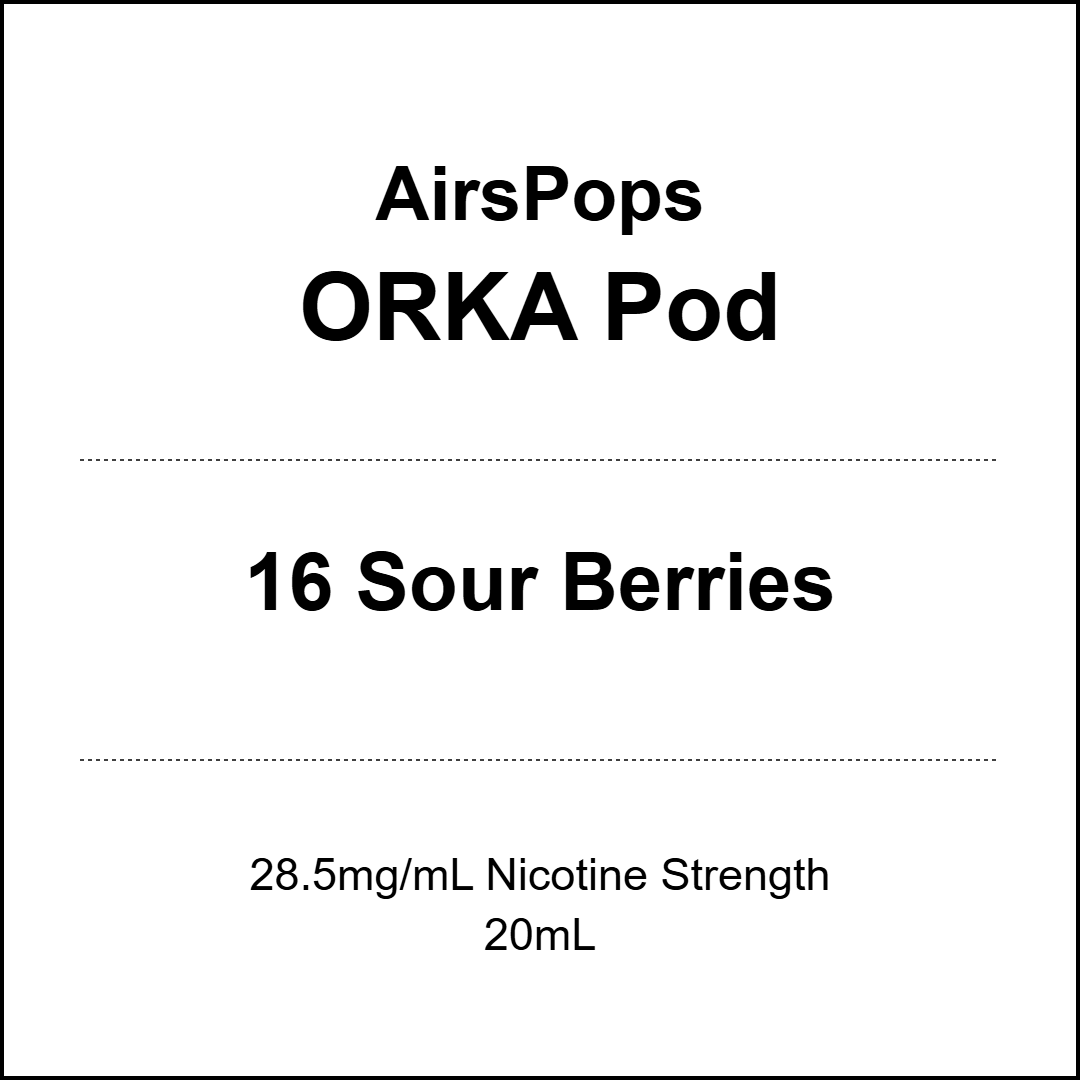 AIRSCREAM AirsPops ORKA Prefilled Pod