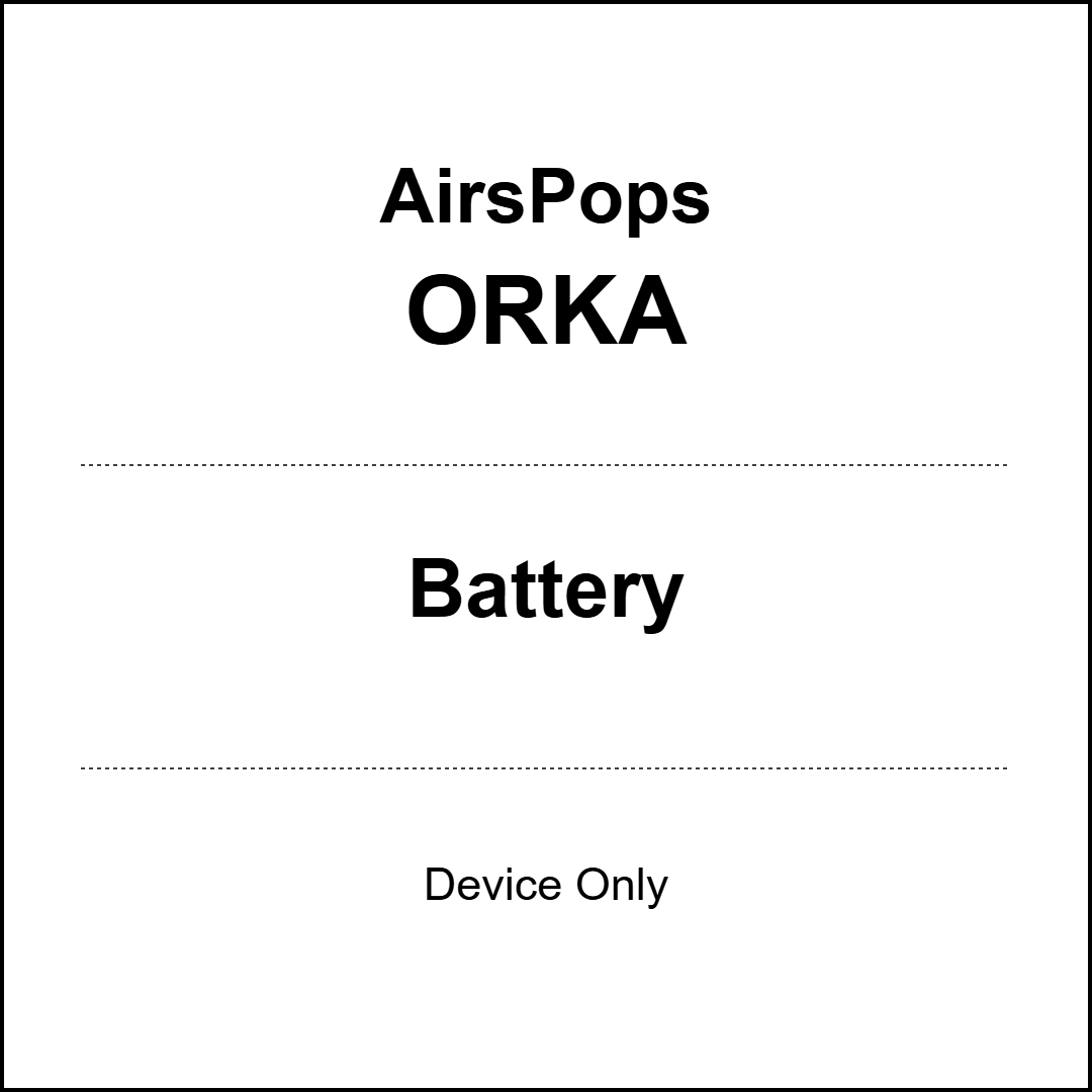 AIRSCREAM AirsPops ORKA Battery Set