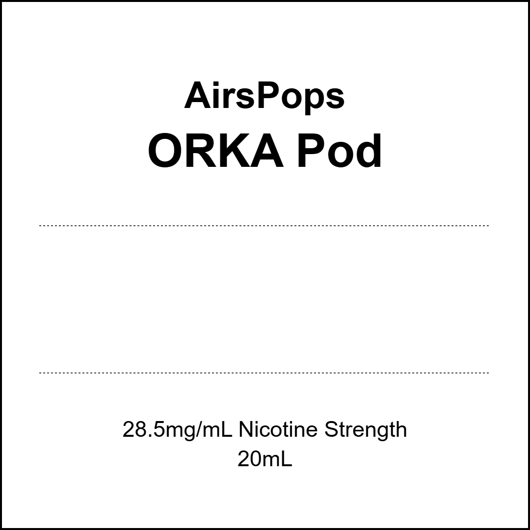 AIRSCREAM AirsPops ORKA Prefilled Pod