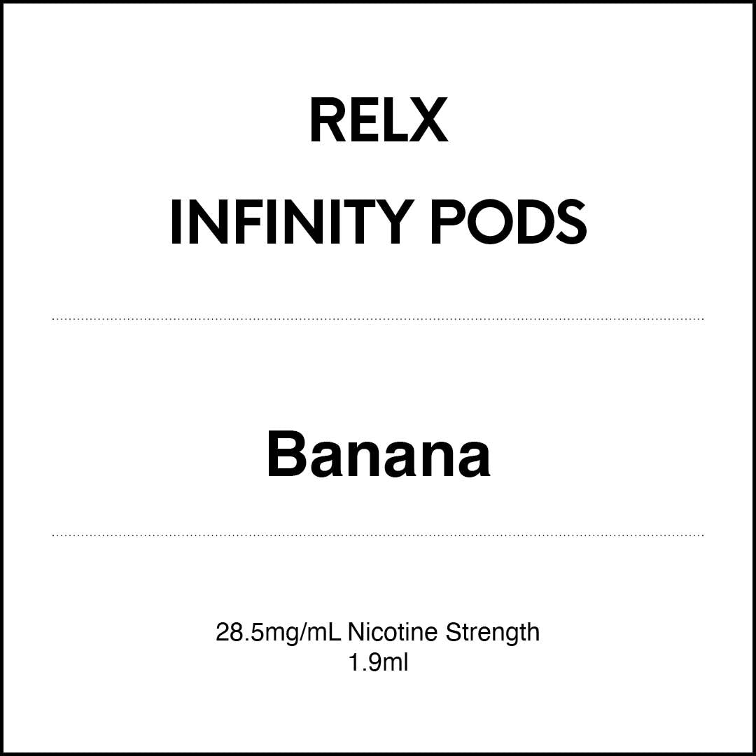 RELX INFINITY PODS - Banana 1.9ml
