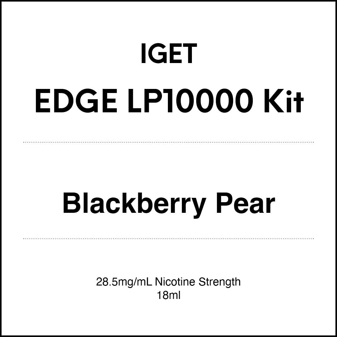 IGET EDGE LP10000 - Blackberry Pear Vape Kit 18ml (10000 Puffs) in VapeTrend NZ