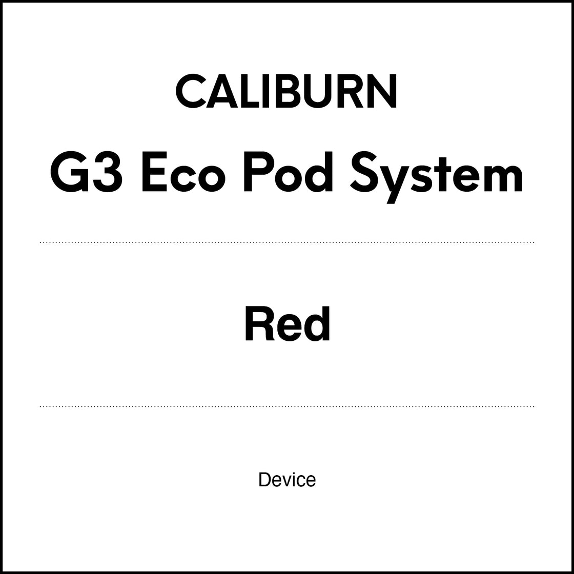 UWELL Caliburn G3 ECO Pod System