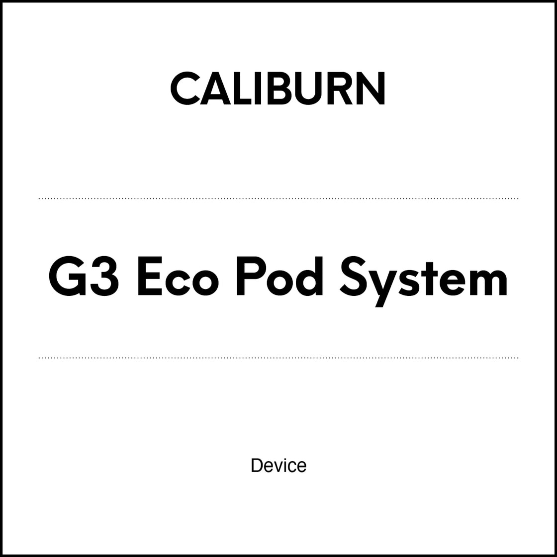 UWELL Caliburn G3 ECO Pod System VapeTrend NZ UWELL Caliburn G3 ECO Pod System VapeTrend NZ