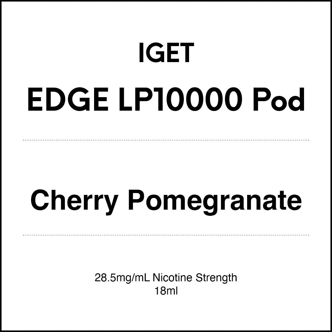 IGET EDGE LP10000 - Blueberry Raspberry Pod 18ml (10000 Puffs) in VapeTrend NZ