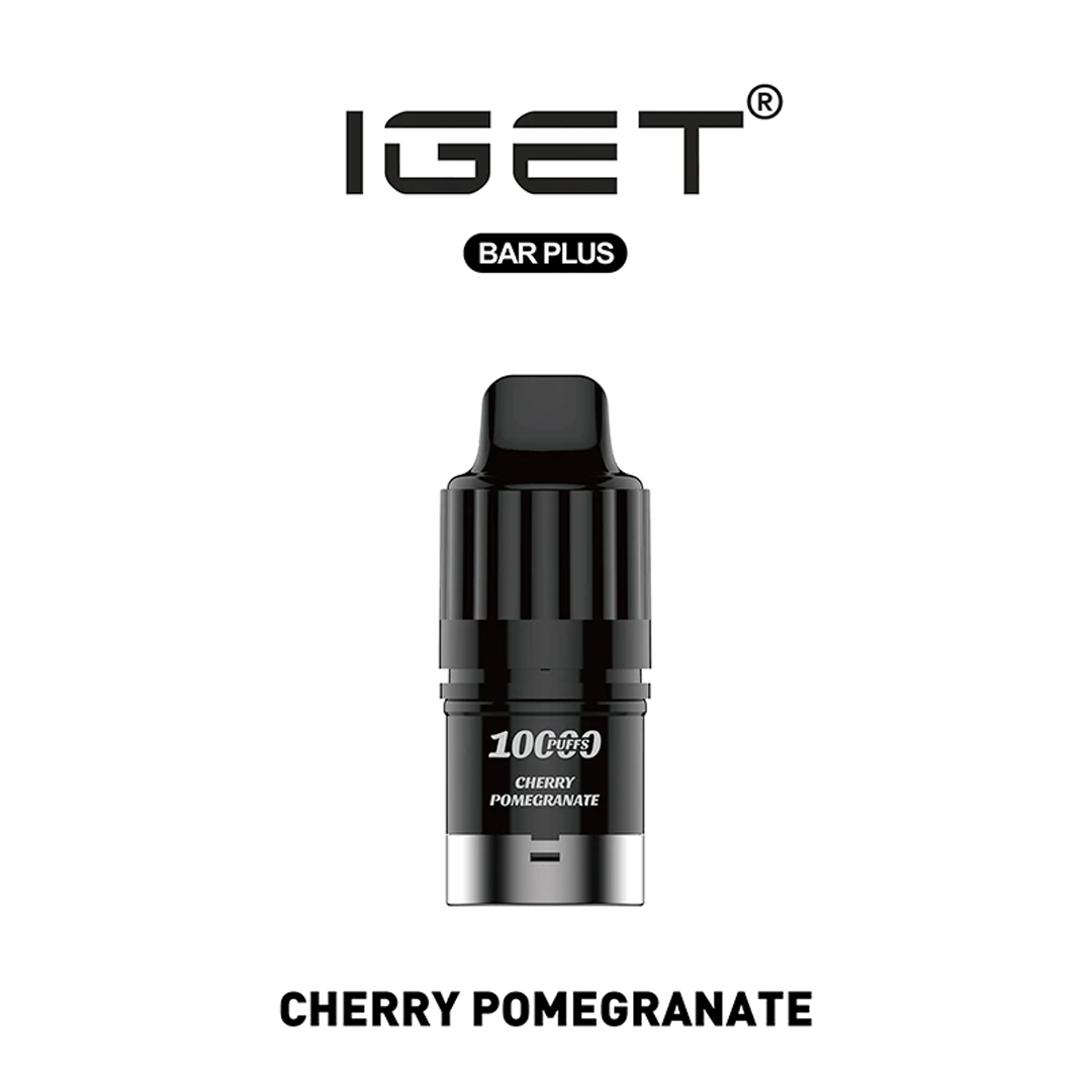 IGET Bar Plus 3.0 Replacement Pod -  Cherry Pomegranate 20ml (10000 puffs) -  VapeTrend NZ