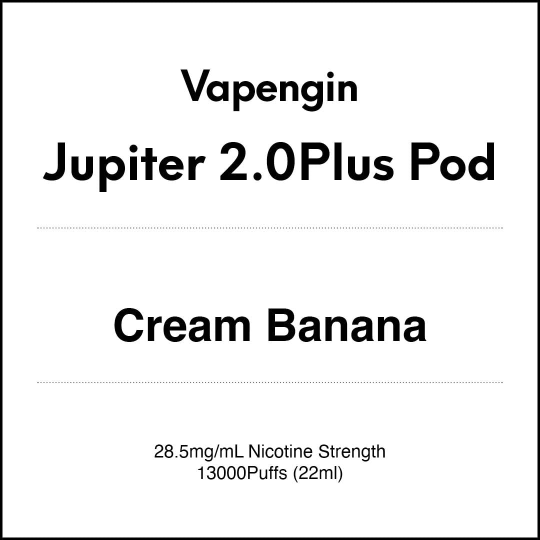 Vapengin Jupiter 2.0 Plus 13000 Puff POD - Cream Banana