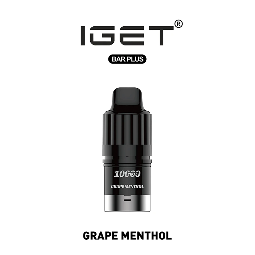 IGET Bar Plus 3.0 Replacement Pod -  Grape Menthol 20ml (10000 puffs) - VapeTrend NZ