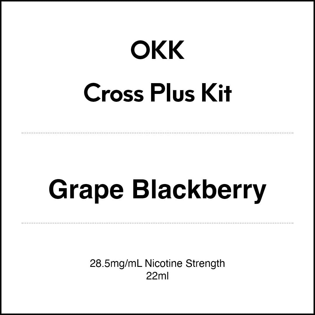 VapeTrend NZ's OKK Cross Plus Pods - Grape Blackberry 22ml