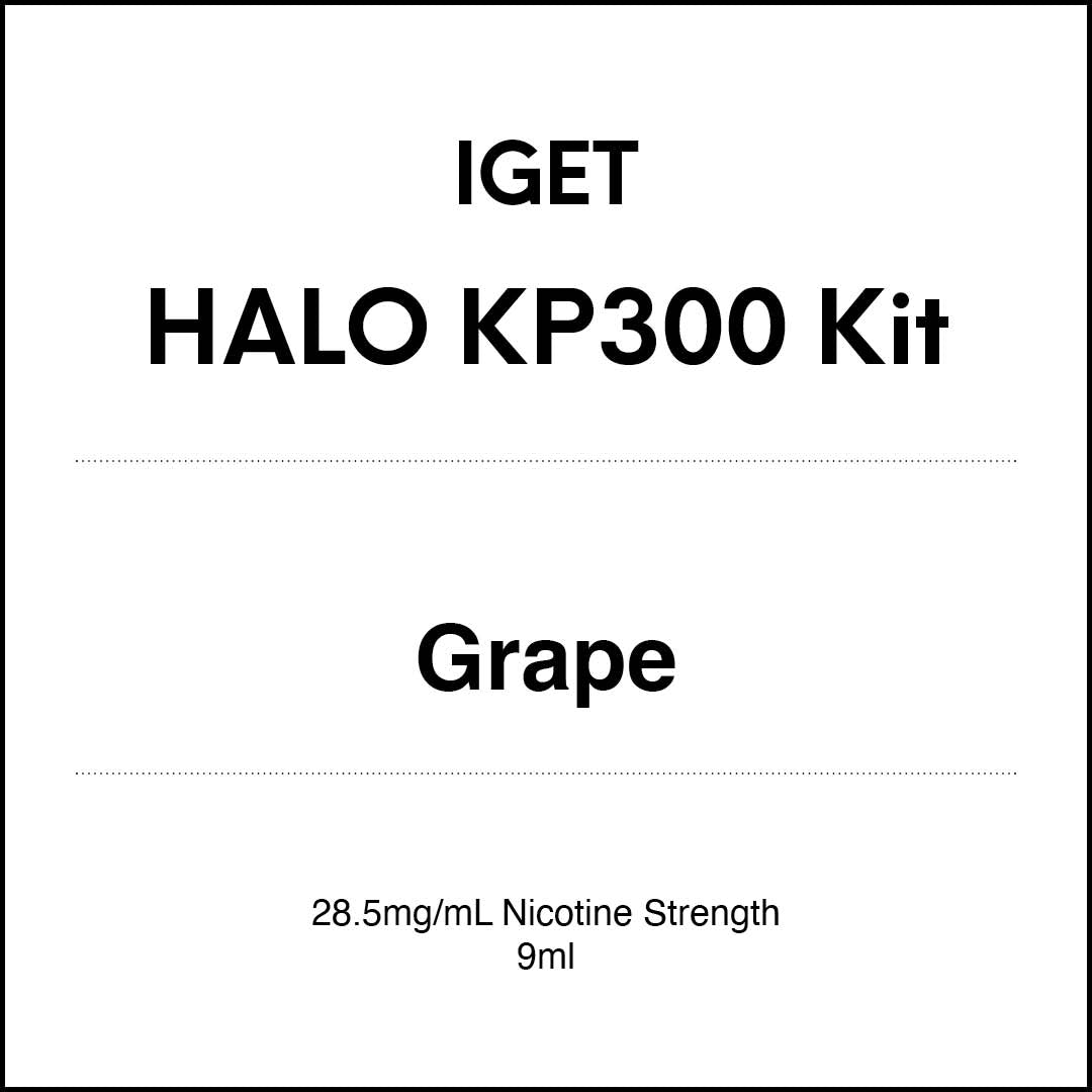 IGET HALO KP300 Kit - Grape 9ml 3000 puffs