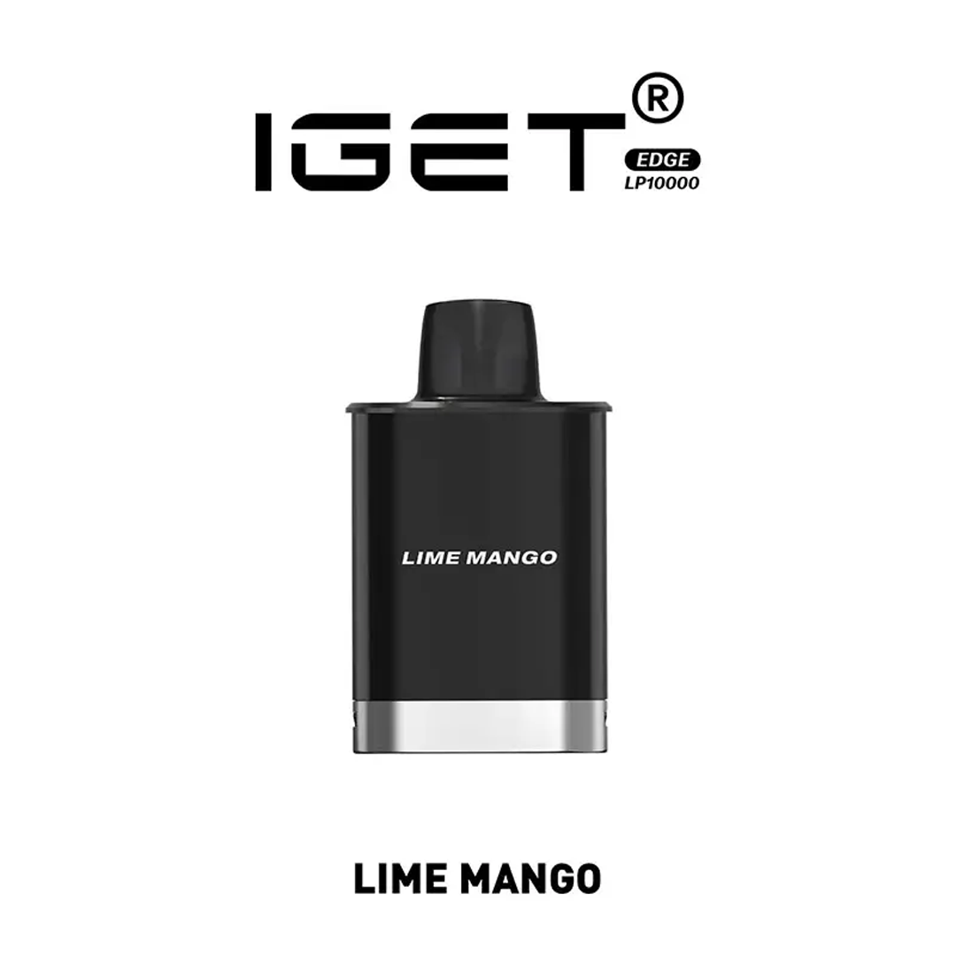 IGET EDGE LP10000 - Lime Mango Pod 18ml (10000 Puffs) - VapeTrend NZ