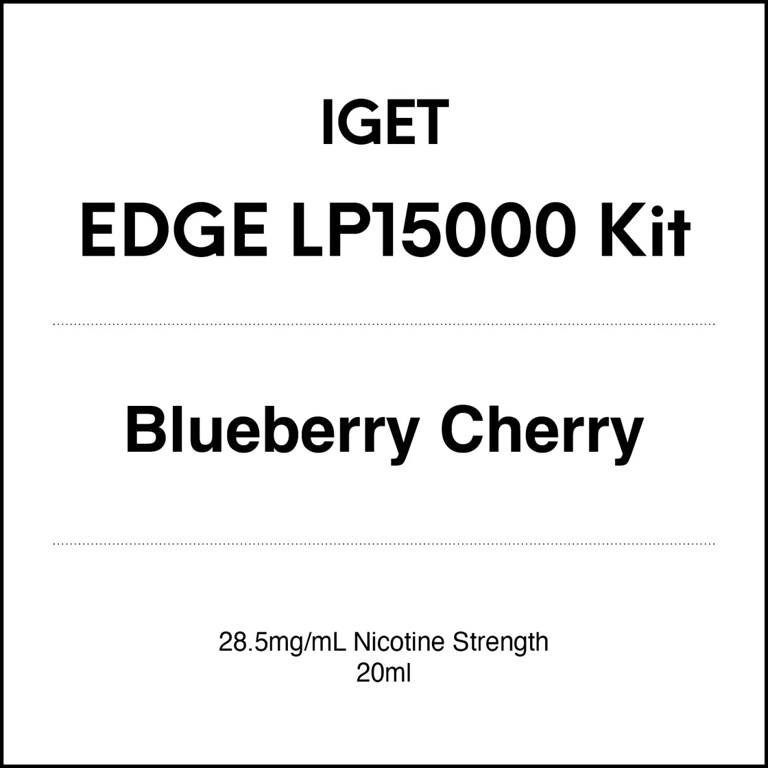 IGET EDGE LP15000 Starter Kit 20ml