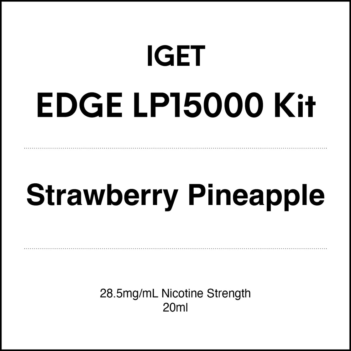 IGET EDGE LP15000 Starter Kit 20ml