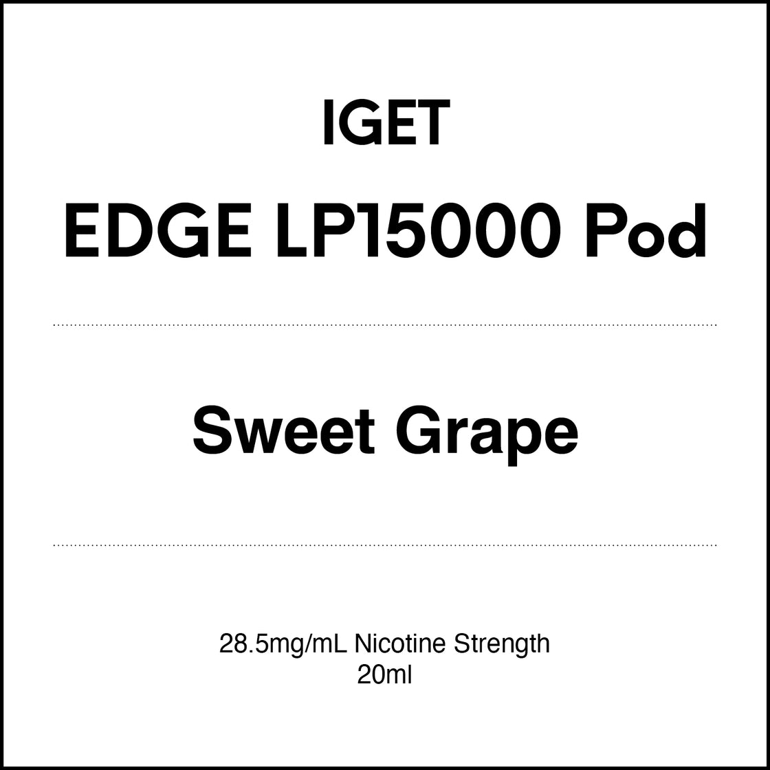 IGET EDGE LP15000 Pod 20ml