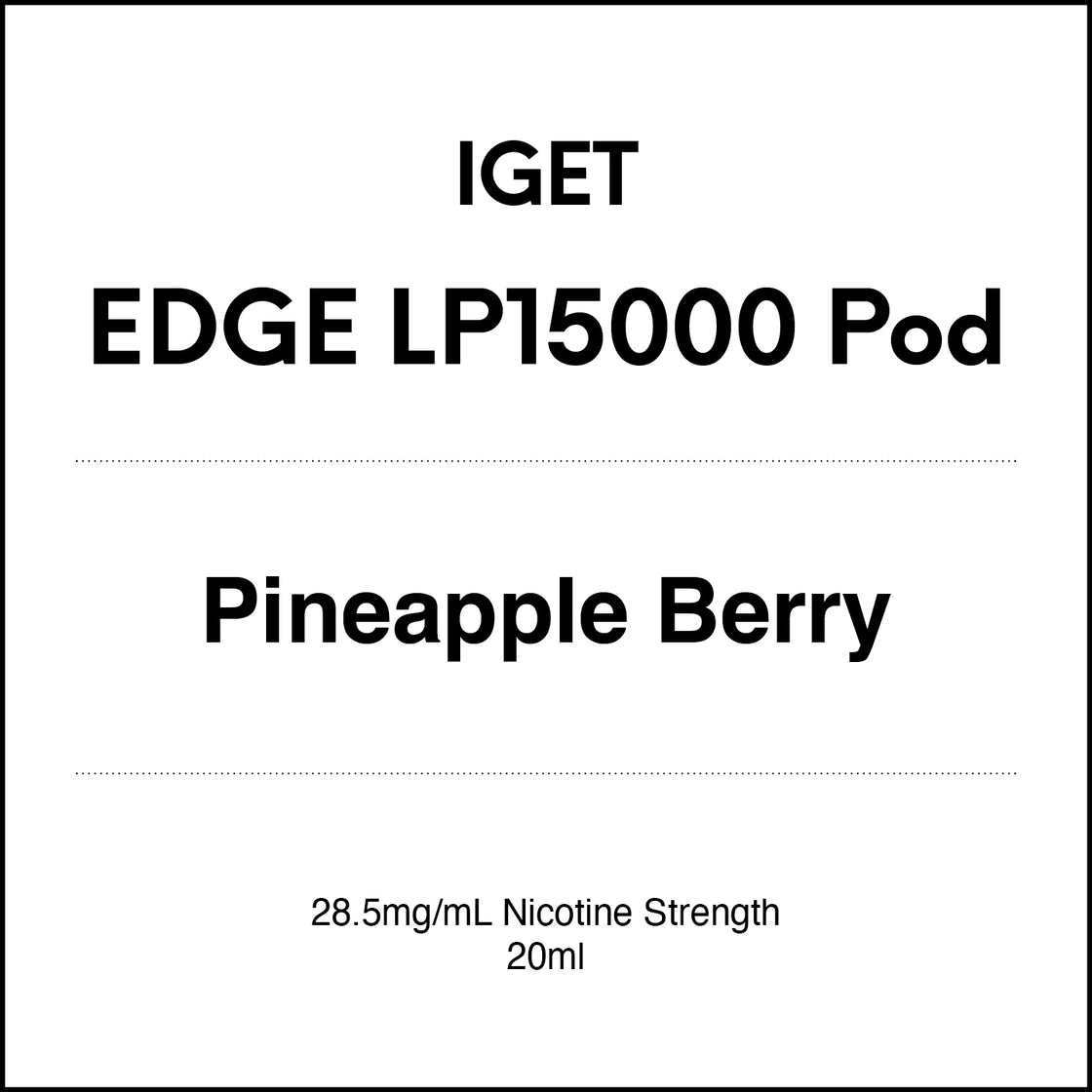 IGET EDGE LP15000 Pod 20ml