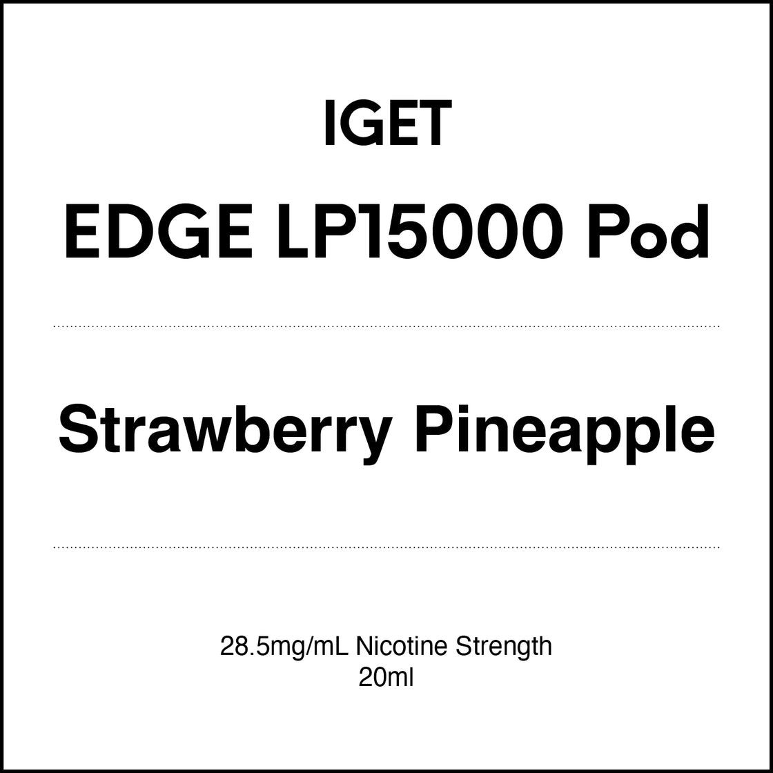 IGET EDGE LP15000 Pod 20ml