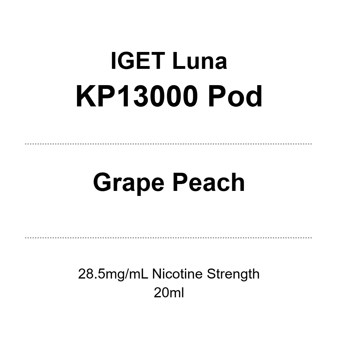 IGET LUNA KP13000 Prefilled Pods 20ml
