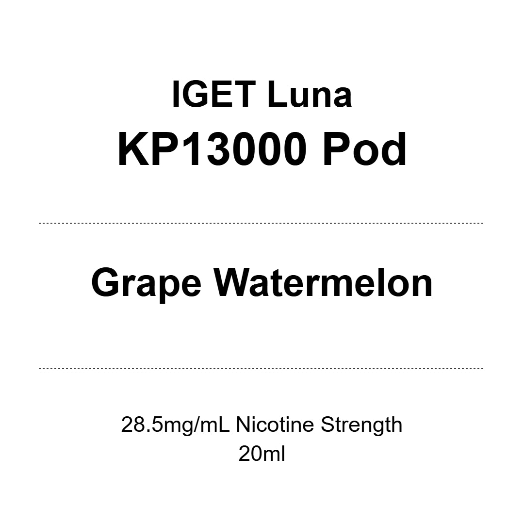 IGET LUNA KP13000 Prefilled Pods 20ml