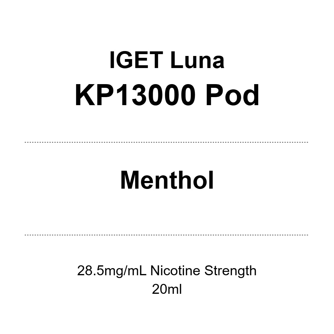 IGET LUNA KP13000 Prefilled Pods 20ml