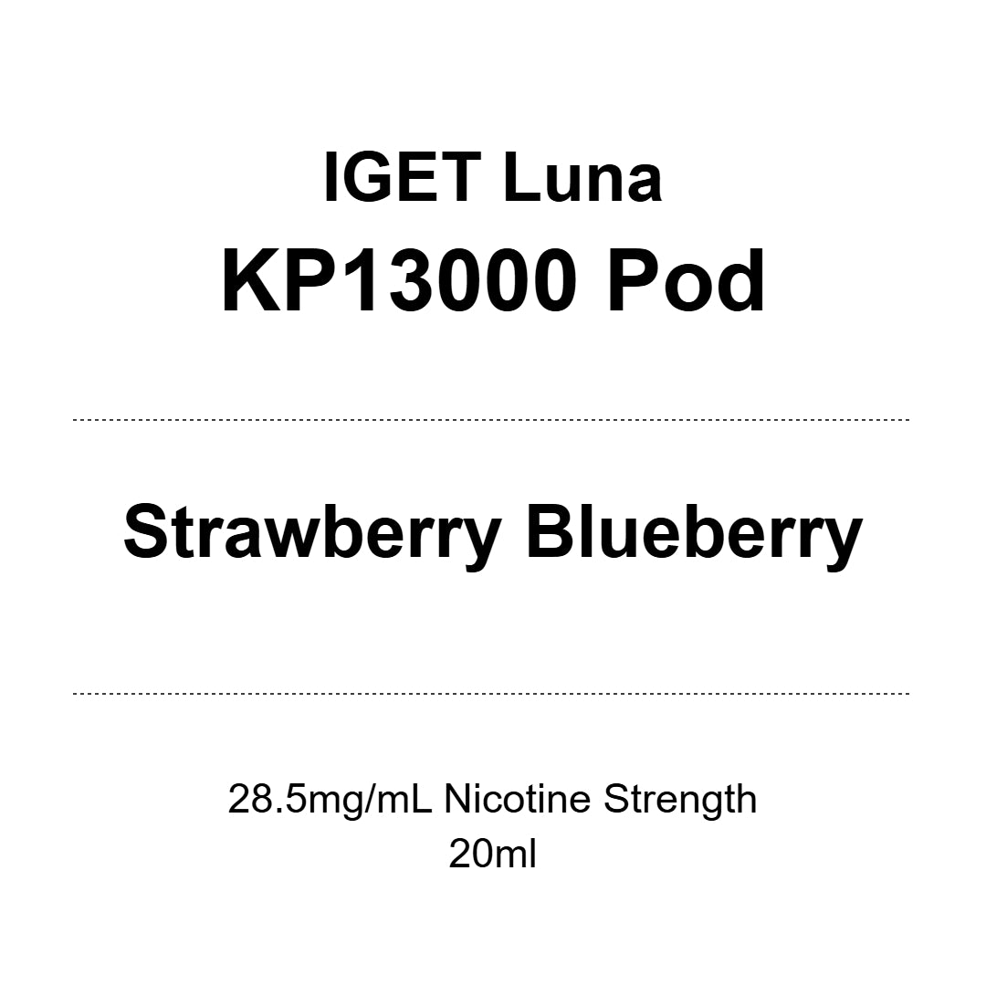 IGET LUNA KP13000 Prefilled Pods 20ml