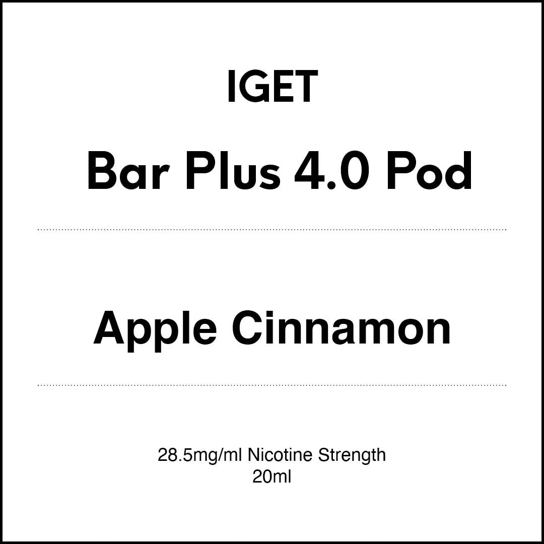 IGET Bar Plus 4.0 Replacement Pod - Apple Cinnamon 20ml (15K puffs)