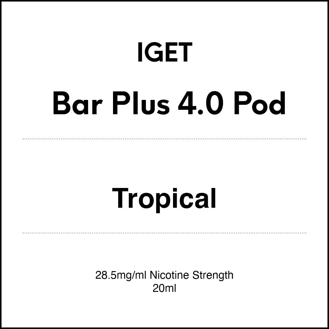 IGET Bar Plus 4.0 Replacement Pod - Tropical 20ml (15K puffs)