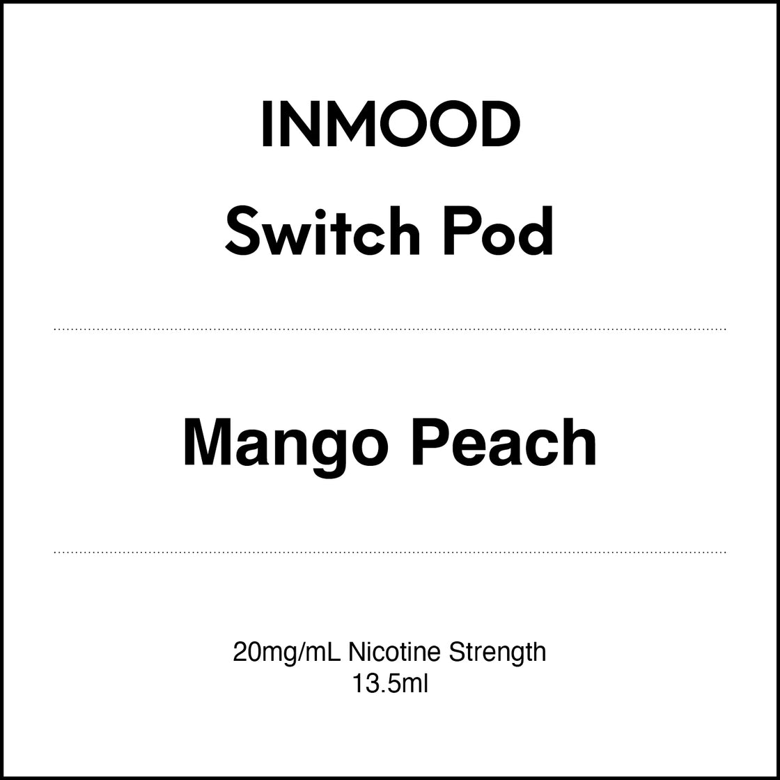Inmood SWITCH Prefilled Pod - Mango Peach 13.5ml