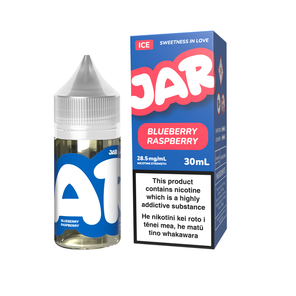 JAR by AirsPops E-liquid 30ML - Blueberry Raspberry at VapeTrend NZ