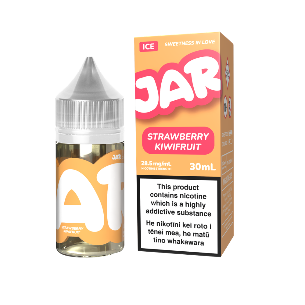 JAR by AirsPops E-liquid 30ML - Strawberry Kiwifruit at VapeTrend NZ