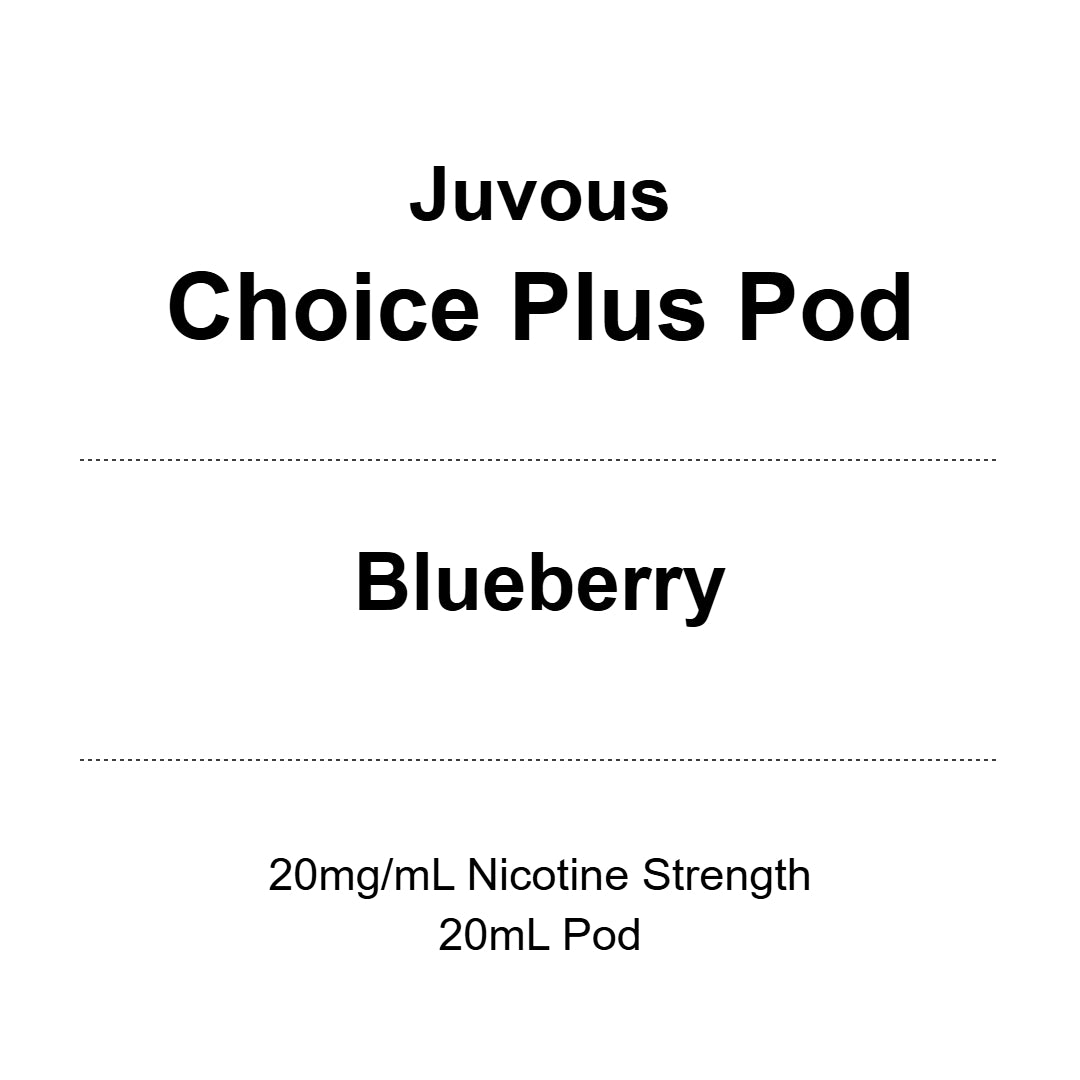 Juvous Choice Plus Vape Pod 20ml - Blueberry
