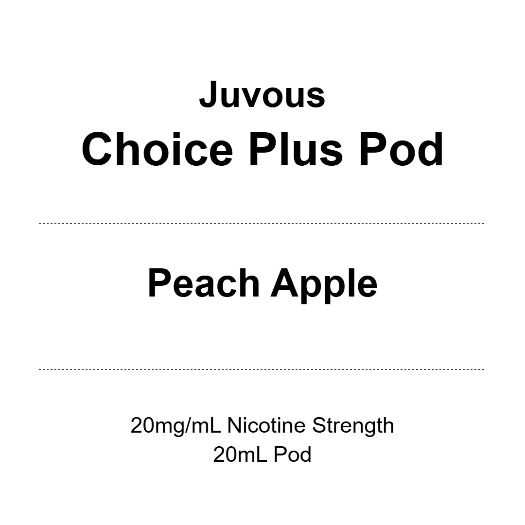 Juvous Choice Plus Vape Pod 20ml - Peach Apple
