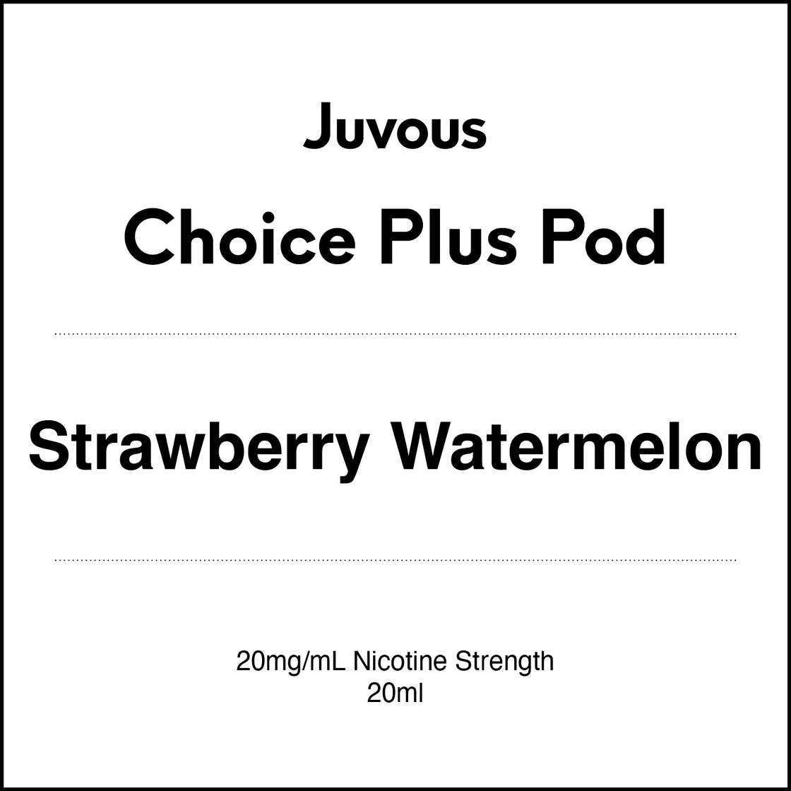 Juvous Choice Plus Vape Pod 20ml - Strawberry Watermelon