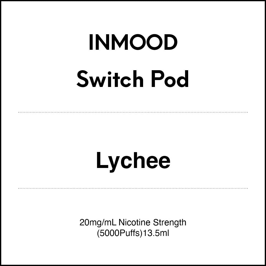Inmood SWITCH Prefilled Pod -  Lychee(Prev. Lychee Ice) 13.5ml (5000 PUFFS)