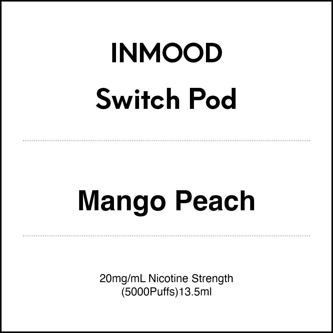 Inmood SWITCH Prefilled Pod - Mango Peach 13.5ml (5000 PUFFS