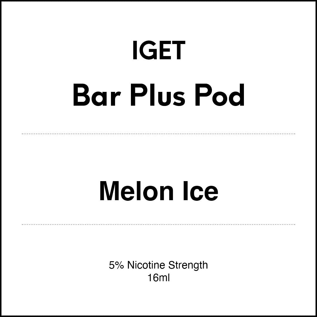 VapeTrend NZ's IGET Bar Plus Pod - Melon Ice 16ml